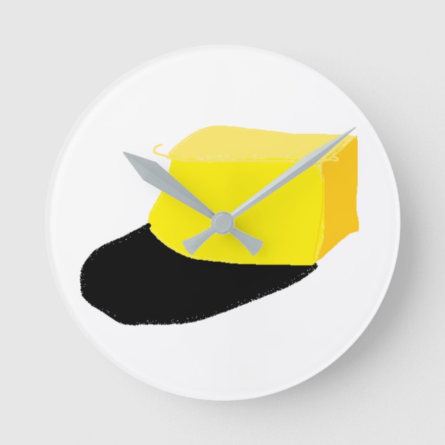 Cryptic Butter Clock Runde Wanduhr (Vorderseite)