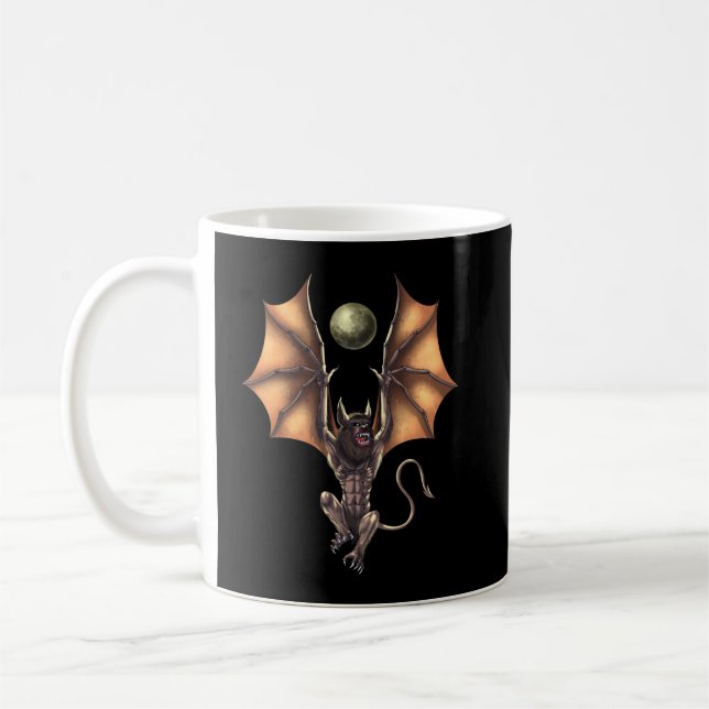 Cryptid Creature Ahool Kaffeetasse (Links)
