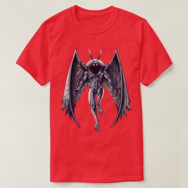 Cryptid Creature Mothman T-Shirt (Design vorne)