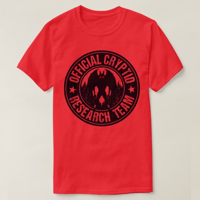 Cryptid Research Team Mothman T-Shirt (Design vorne)