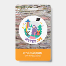 Cryptid Researcher Party Abzeichen