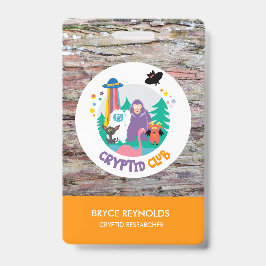 Cryptid Researcher Party Abzeichen Ausweis