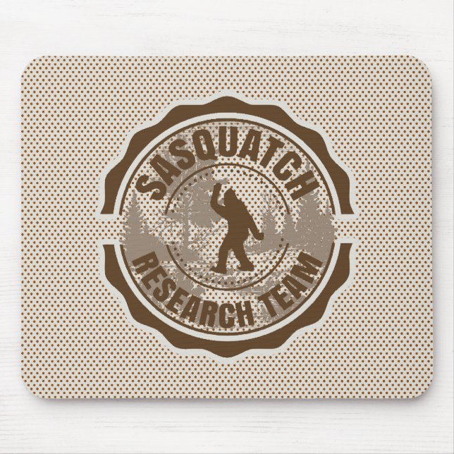 Cryptid Sasquatch Research Team Mousepad (Vorne)