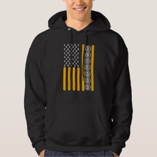 Crypto Bitcoin Cryptowährung Blockchain - Flagge Hoodie