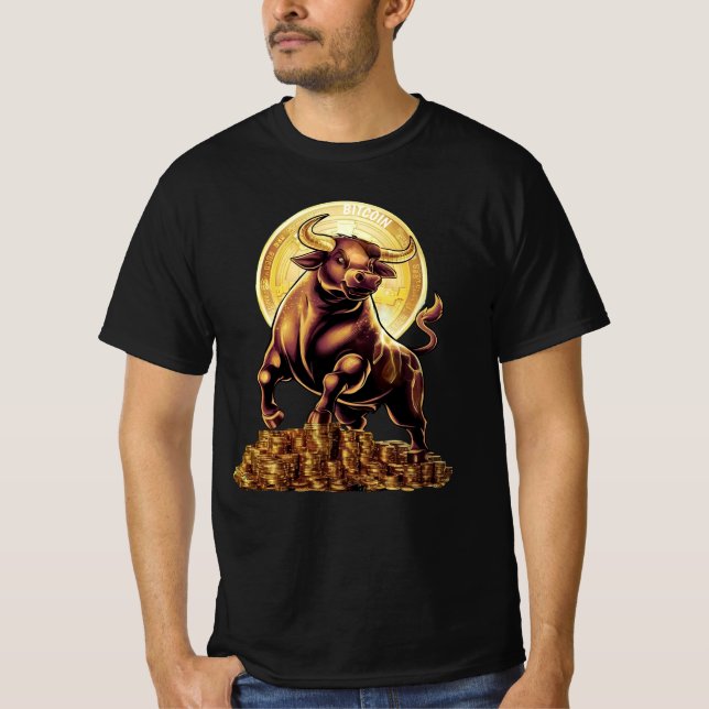 Crypto Bull T-Shirt (Vorderseite)