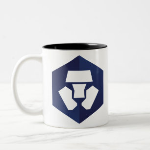 Crypto.com-Coin CRO-Logo Crypto Blockchain Zweifarbige Tasse