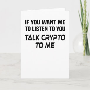 Crypto Crypto CryptoCurrency Trading Miner Sprichw Karte