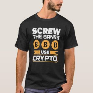 Crypto Cryptowährung Blockchain Trading Finance 4 T-Shirt