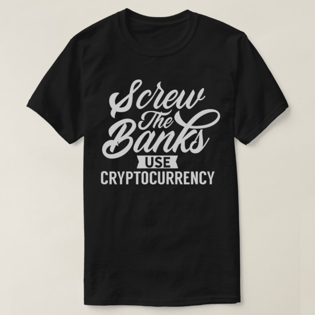 Crypto Currency Blockchain Cryptos Cryptowährung T-Shirt (Design vorne)
