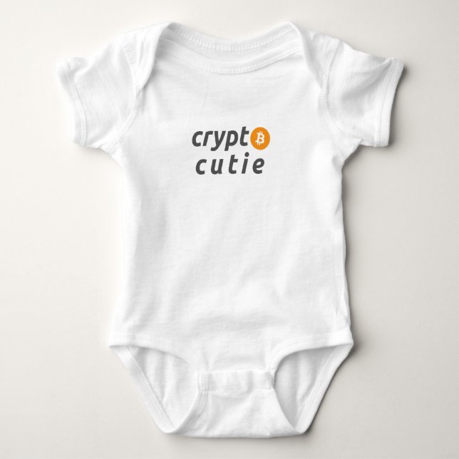 Crypto Cutie Baby Bodysuit Strampler (Vorderseite)