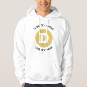 Crypto d-münzen-bearbeitbare Anführungsschleife Hoodie