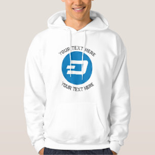 Crypto d-münzen-bearbeitbare Anführungsschleife Hoodie