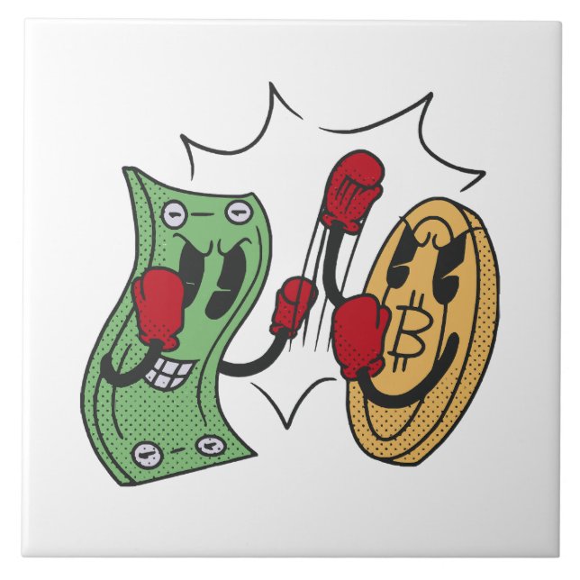 Crypto Fight Club Fliese (Vorderseite)