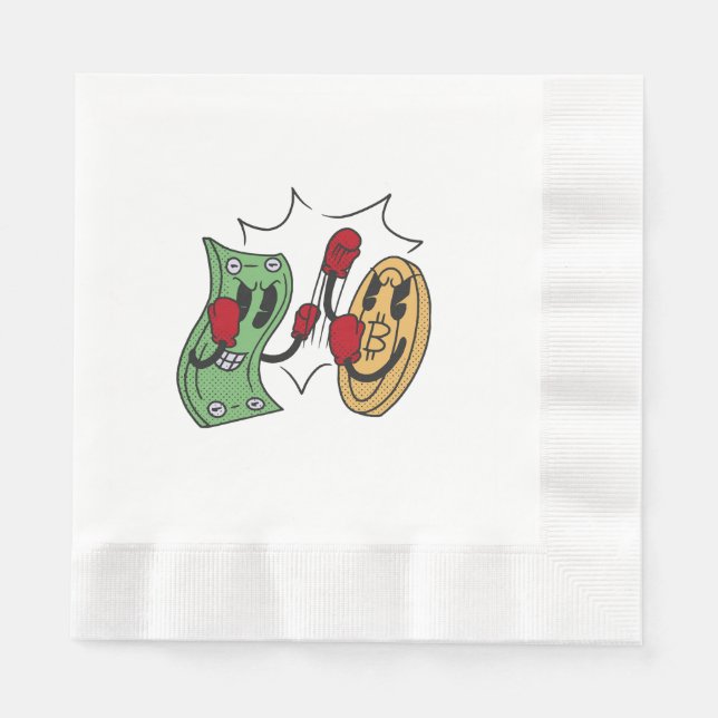 Crypto Fight Club Serviette (Vorderseite)