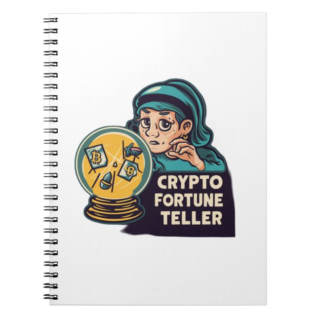 Crypto Fortune Teller Notizblock (Vorderseite)