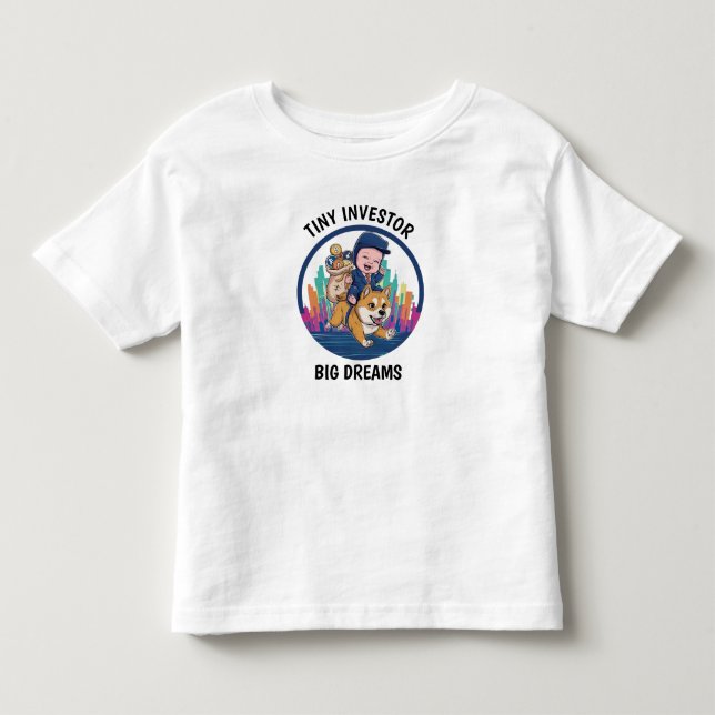 Crypto Kid Kleinkind T-shirt (Vorderseite)