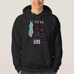 Crypto Life Diamond Hände Männer Frauen Vater Hand Hoodie