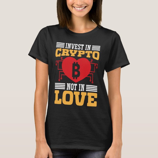 Crypto Lover Cryptocurrency Blockchain Trader Fina T-Shirt (Vorderseite)