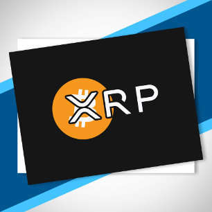 Crypto Meme XRP über Bitcoin-Kryptowährungs-Swap Postkarte