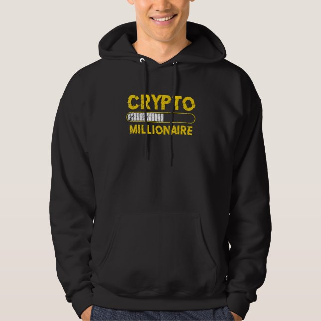 Crypto Millionaire Loading Bitcoin Ethereum Hoodie (Vorderseite)