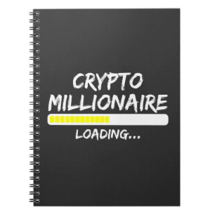 Crypto Millionaire Loading Bitcoin Notizblock