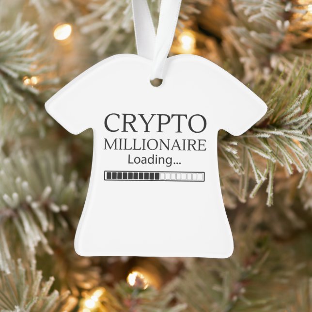 Crypto Millionaire Loading bitte warten Ornament (Baum)