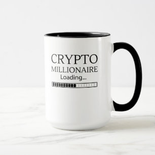 Crypto Millionaire Loading bitte warten Tasse