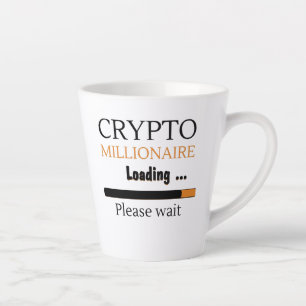 Crypto Millionaire Loading funny trading nft Milchtasse