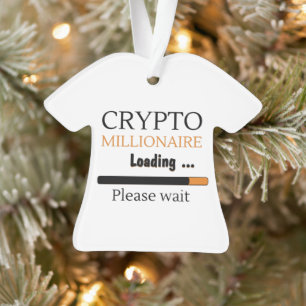 Crypto Millionaire Loading lustiges Trading nft Ornament