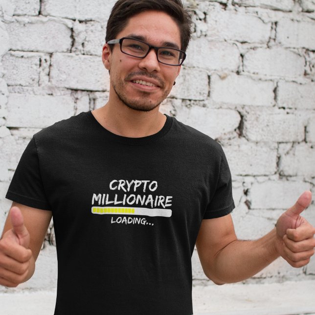 Crypto Millionaire Loading Schlüsselanhänger T-Shirt (Crypto Millionaire Loading Keychain T-Shirt)