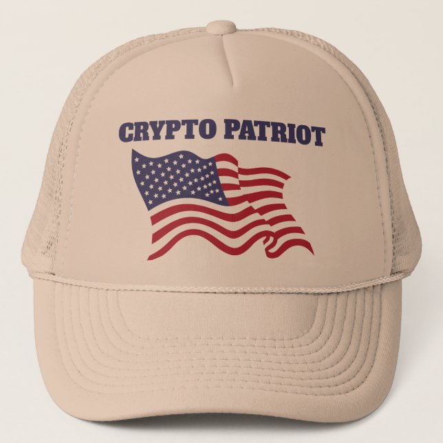 Crypto Patriot Casquette pour l'usage quotidien (Devant)