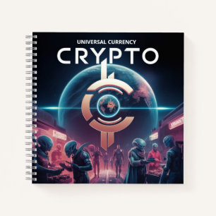 Crypto Planet Notizbuch