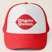 Crypto Queen Parody Image T-Shirt Trucker Hat