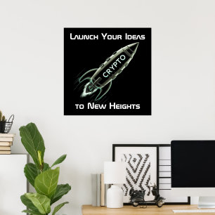 Crypto Rocket Poster
