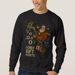 Crypto Sleigh Ride™ Weihnachten für ETH Staker Sweatshirt