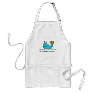 Crypto Whale T - Shirt Schürze
