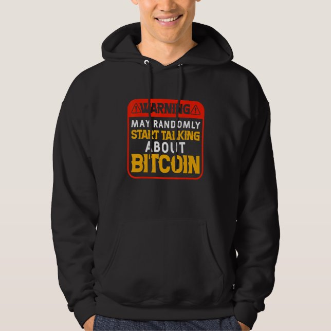 Cryptocurrency Blockchain Bitcoin Coin For Stock M Hoodie (Vorderseite)