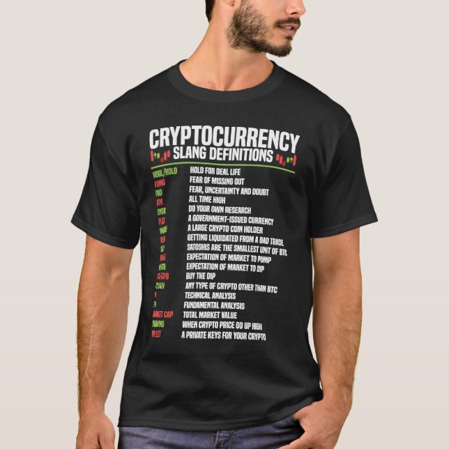 Cryptocurrency Blockchain Trader Finance Crypto In T-Shirt (Vorderseite)