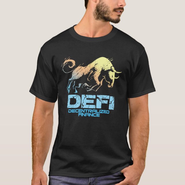 Cryptocurrency DECENTRALIZED FINANCE DEFI Crypto B T-Shirt (Vorderseite)