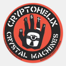 Cryptohelix - Aufkleber für Kristallmaschinen