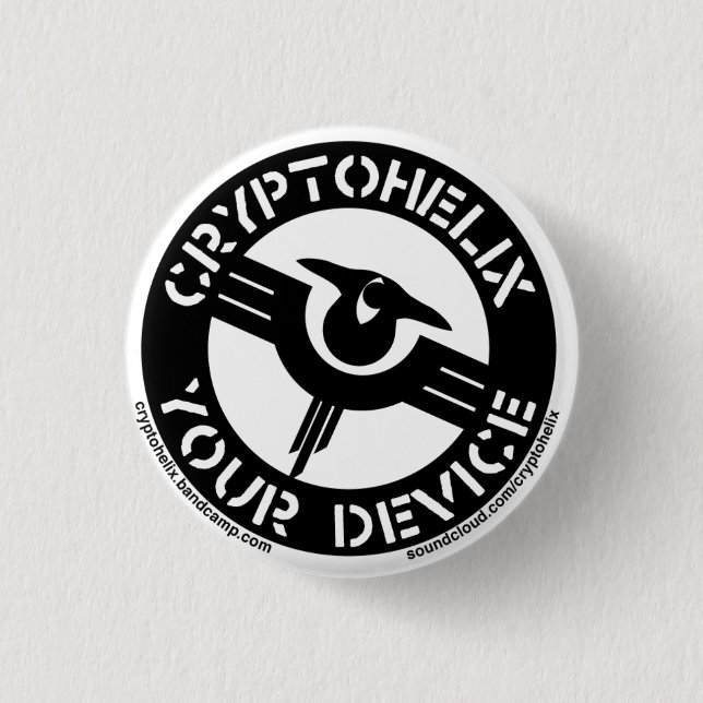 Cryptohelix - Ihr Gerät Button (Vorderseite)