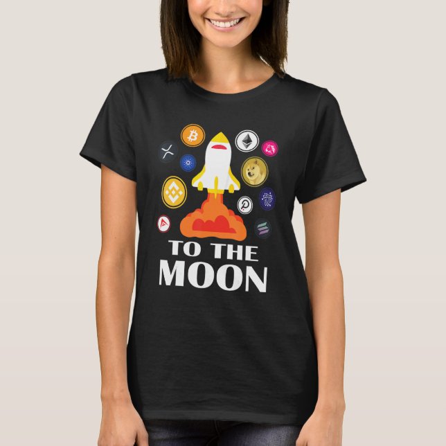 Cryptowährungs-Aktienkarte des Hodl an das Moo T-Shirt (Vorderseite)