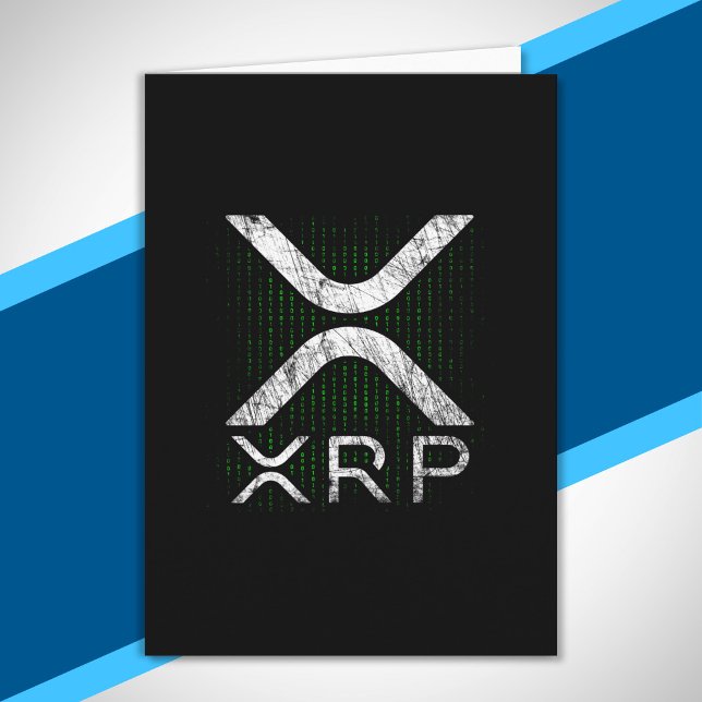 Cryptowährungs-Binärkode XRP Hodlers Crypto Meme Karte (Von Creator hochgeladen)