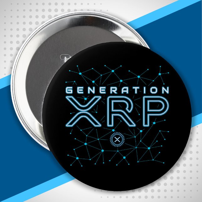 Cryptowährungs-Generation XRP Crypto Blockchain Button (Von Creator hochgeladen)