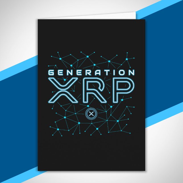 Cryptowährungs-Generation XRP Crypto Blockchain Karte (Von Creator hochgeladen)