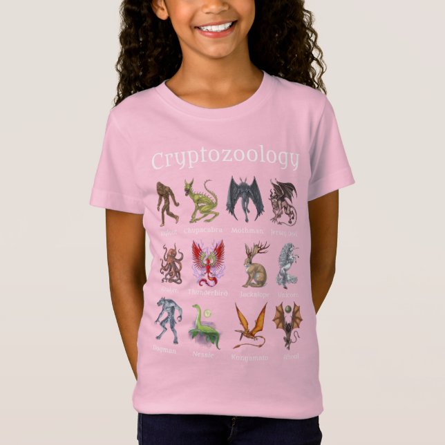Cryptozoology Cryptid Creatures T-Shirt (Vorderseite)