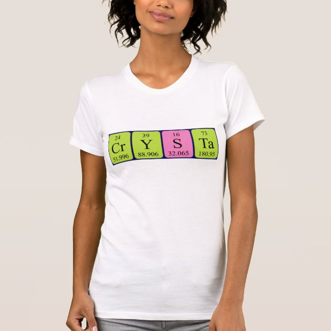 Crysta Periodenname Shirt (Vorderseite)