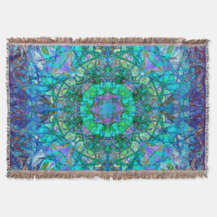 Crystal and Ice Celtic Tribal Mandala Decke