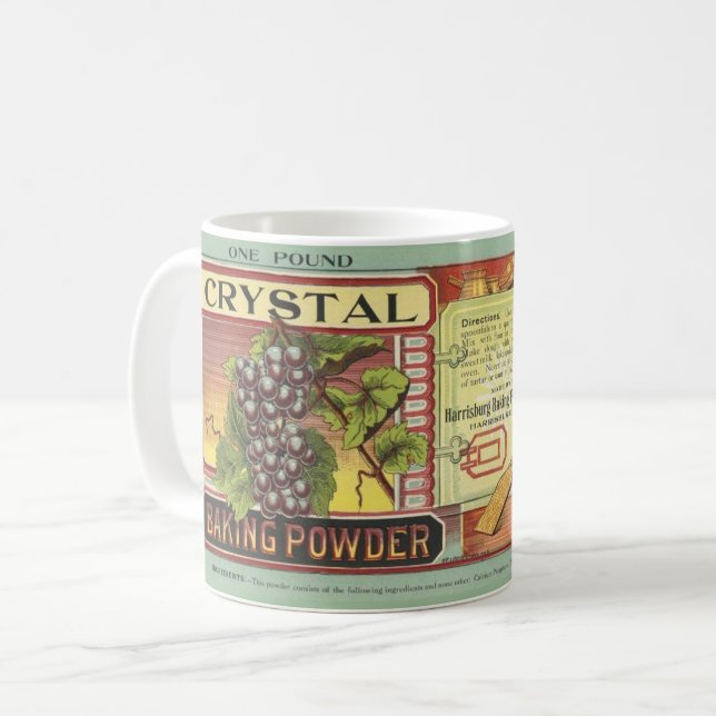 Crystal Backpulver-Tasse Kaffeetasse (Vorderseite Links)