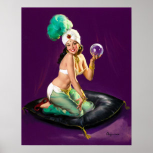 Crystal Ball Button Up Poster